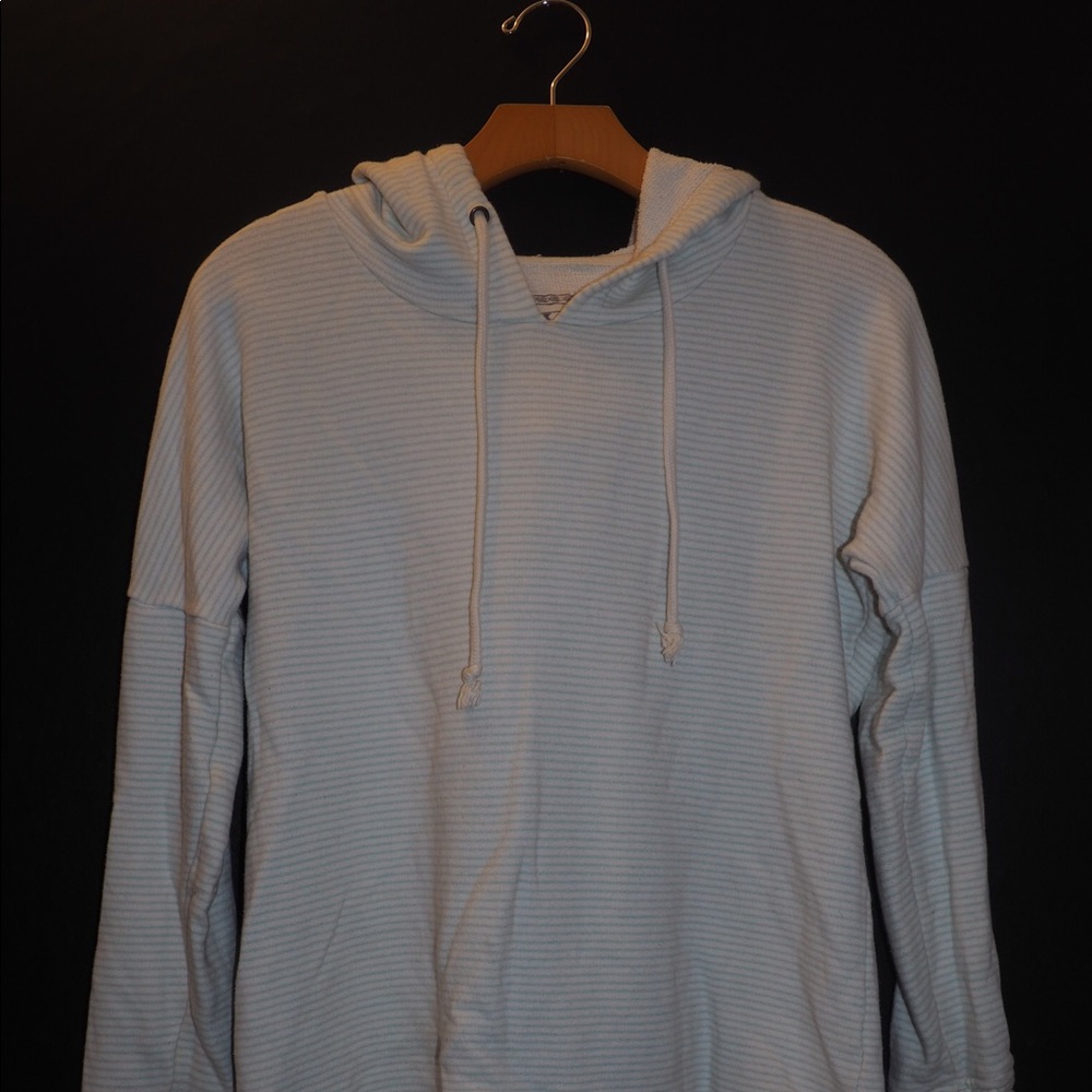 Striped hooded sweater USED